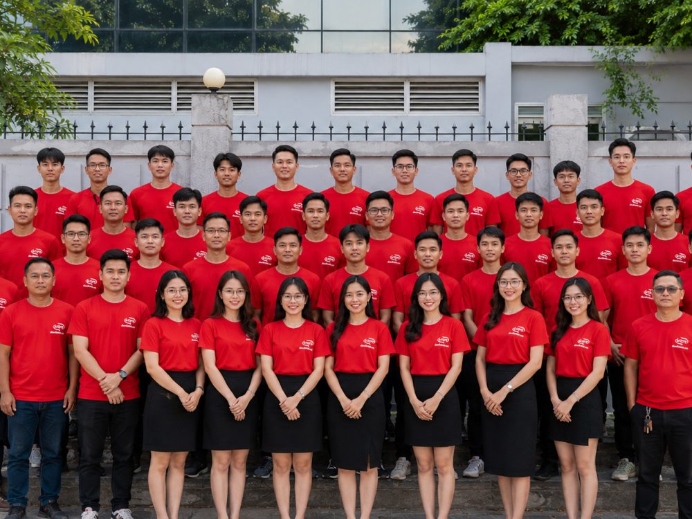 Đội ngũ Điện Lạnh Số Đỏ - hơn 48 nhân viên văn phòng và kỹ thuật viên